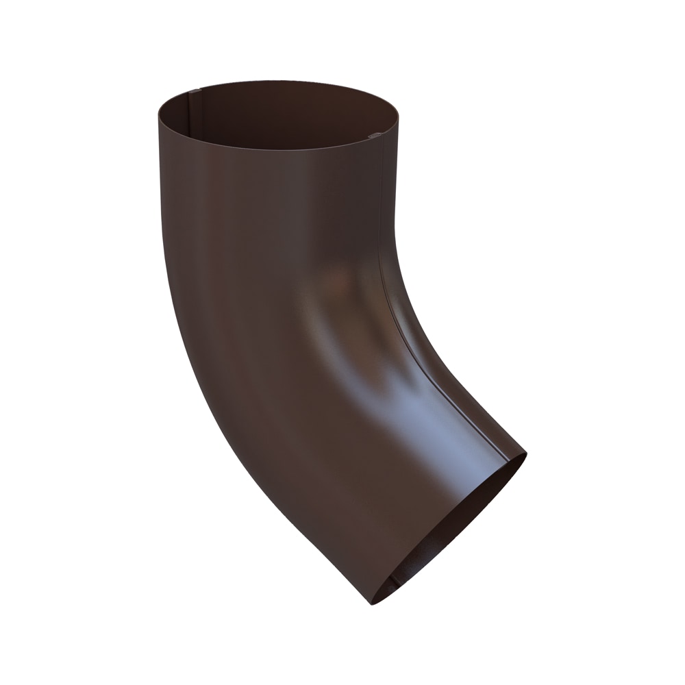 Колено трубы 60° GLC Steel 125*90 mm RAL8017 Шоколадно-коричневый